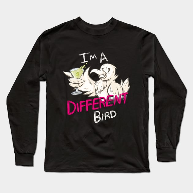 I'm A Different Bird Long Sleeve T-Shirt by One Shot Podcast